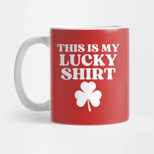 This Is My Lucky Red Shirt Mug